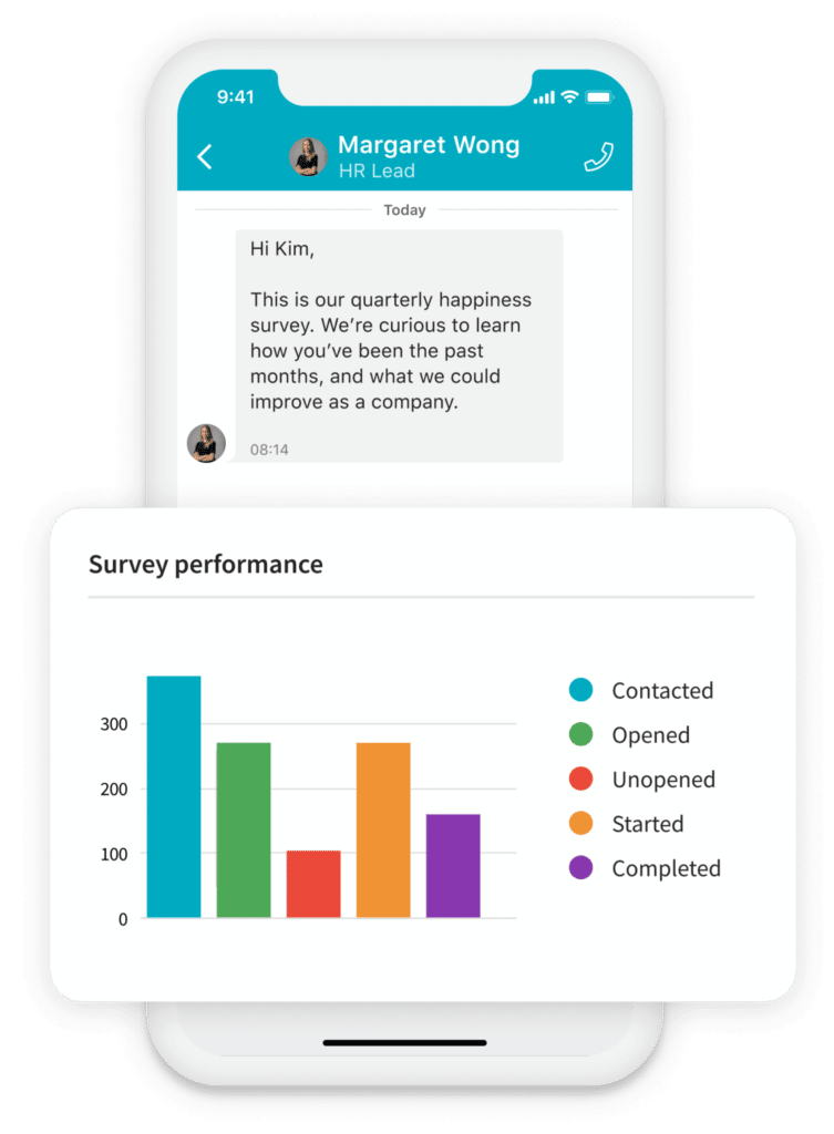 open enrollment communications employee surveys Beekeeper